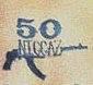 Dieses Tatto stand fr die die "50 Niggaz Bewegung", Tupacs Vorgnger zu Thug Life.